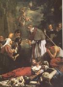 OOST, Jacob van, the Younger St Macaire of Ghent Tending the Plague-Stricken (mk05) oil